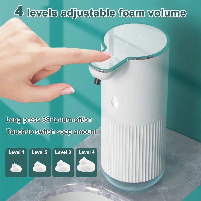 Xiaomi Automatic Soap Dispenser Touchless Foaming Soap Dispenser 380ml USB Rechargeable Electric 4 Level Adjustable For Home