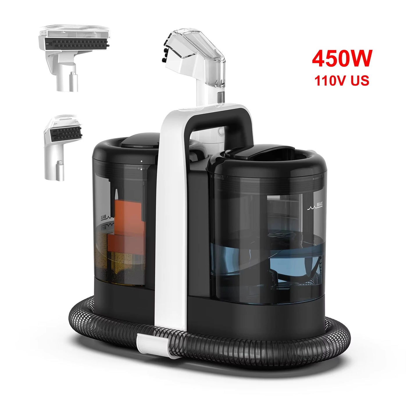 ROBOEVO Spot Cleaner 600/450W 15/11KPa Handheld Carpet Cleaner for Sofa Curtain Spray Suction Integrated Machine Clean Machine