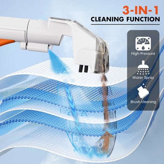ROBOEVO Spot Cleaner 600/450W 15/11KPa Handheld Carpet Cleaner for Sofa Curtain Spray Suction Integrated Machine Clean Machine